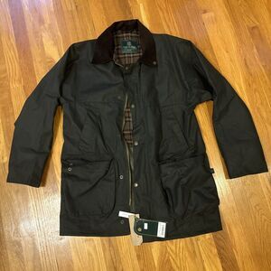 NWT Mens Oxford blue Countryman Green Jacket Made In England